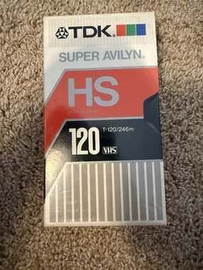 NWT TDK T-120HS High Standard VHS Video Tape